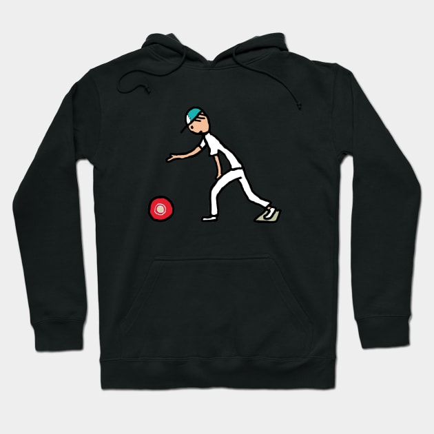 Lawn Bowls Hoodie by Mark Ewbie